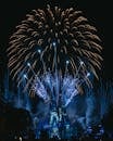 A breathtaking view of fireworks illuminating Cinderella's Castle at Walt Disney World in Orlando, Florida.